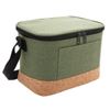 refrigerated bag 6 litres polyester/cork green/naturel