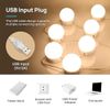 3 Color Dimmable Modes with Removable Magnification for Beauty Mirror White