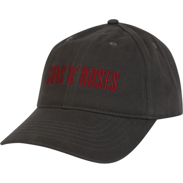 Amplified Guns N Roses Embroidered Cap (One Size) (Charcoal)