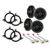 Fits Toyota Highlander 2004-2005 OEM Speaker Upgrade Kicker (2) DSC65 Package