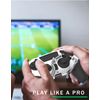 EXknight Leverback FPS Paddles Attachment, Back Buttons Gaming Paddles for PS5 Controller (White)