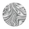 Grey White Abstract Swirl Art Pattern Modern Design PopSockets Swappable PopGrip