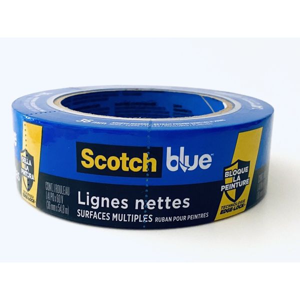 ScotchBlue Sharp Lines Multi-Surface Painter's Tape, 1.41 inches x 60 yards, 1