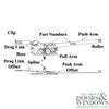 Amesbury Truth Casement Window Operator For Entryguard Window Dual Arm Long Link