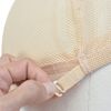 2 Pcs Stretch Wig Caps Mesh Weaving Caps with Adjustable Straps for Making Wigs (Beige L)