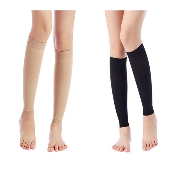 Angzhili 2 Pairs Calf Supporter, Beautifying Breathability, Lower Leg Support, Muscle Tightening, Calf Compression Sleeve, Graduated Compression Calf Exercise, Calf Training Equipment, For Women, Calf