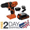 Black and Decker Cordless Drill Driver 20V Combo Tool Kit with 1 BATTERY Set USA