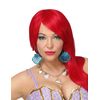 Earrings Fancy Dress Accessory (glitter Shell)