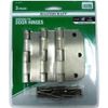 3-1/2" Satin Nickel Finish Door Hinges - 3 Pack, 5/8" Round, Removeable Pin