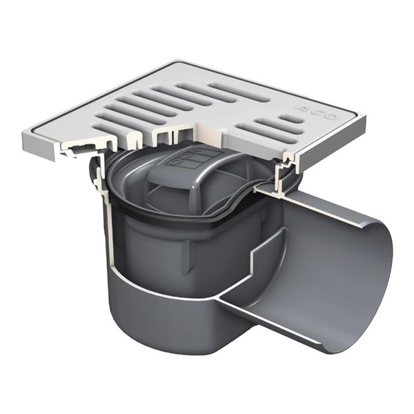 ACO Basement Drain DN 100 197 x 197 mm