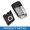A ABSOPRO 3 Key Buttons Remote Control Key Fob Case Shell Replacement Black