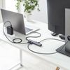 Sanwa Supply USB Type-C Docking Hub USB-5TCHLP16GM