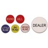 ChipsAndGames Professional Texas Holdem 5 Poker Dealer Button Package