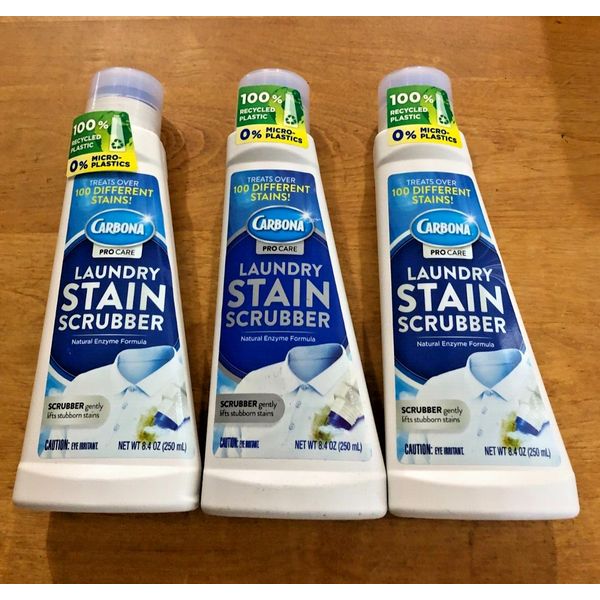 3 Carbona Pro Care Laundry Stain Scrubber 8.4oz