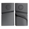 Suitable for PS5 Pro Digital Distribution/Optical Drive Edition with black panel ventilation, ABS material, ventilation holes for efficient heat dissipation simple design replacement panel (optical