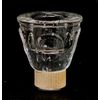Candle Riser Glass for Candle Holders Catch Wax  1.5"Dx2"H Set/12