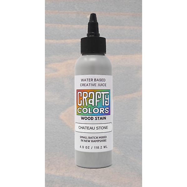 Light Gray Wood Stain - Crafty Colors Vibrant Water Based Wood Stains