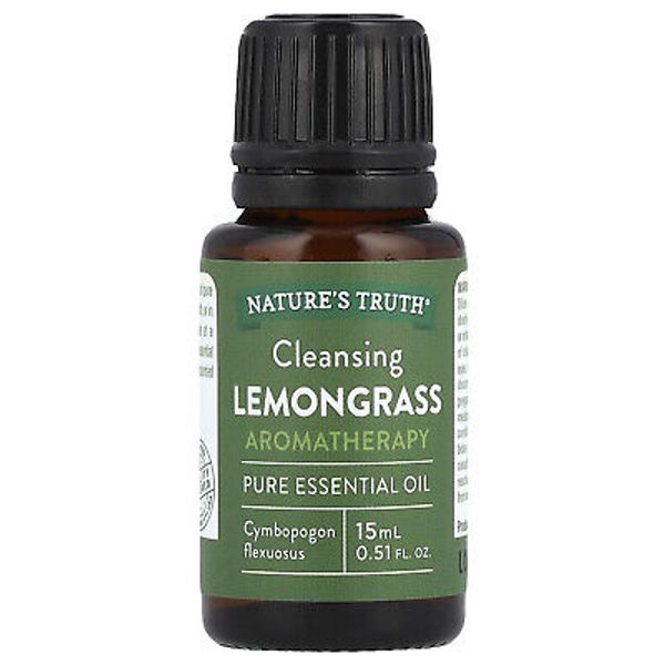 Pure Essential Oil, Cleansing Lemongrass, 0.51 fl oz (15 ml)