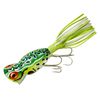 Arbogast Hula Popper Baits, Leopard Frog, 2.25-Inch