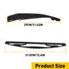 For 2010-2019 Lincoln MKT Rear Windshield Wiper Arm & Blade Kit Set Replacement