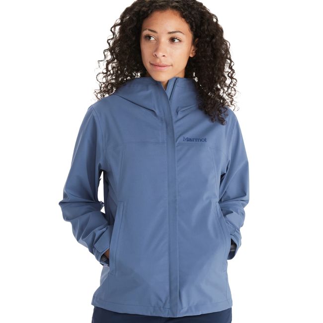 Marmot Damen PreCip Eco Pro Jacket, Wasserdichte Regenjacke, winddichter Regenmantel, atmungsaktiv, faltbarer Hardshell Windbreaker, ideal zum Wandern & Trekking