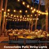 50 FT Solar String LED Lights Outdoor Waterproof With Remote Control and Timer