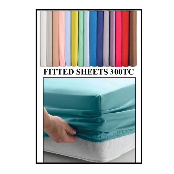 ELECTRIC ADJUSTABLE BED SMALL DOUBLE 4' X 6' 6" EXTRA LONG FITTED SHEETS (48" X 78") 300 Thread Count Percale Material (Cream, 10" Depth)