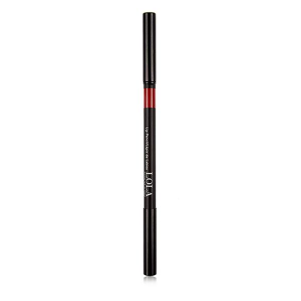 Lola Make-Up Cosmetic Lip Pencil, Soft And Precise, Long Lasting, Anti-Color Feathering, Built In Lip Brush, Vegan, No.4 Berry