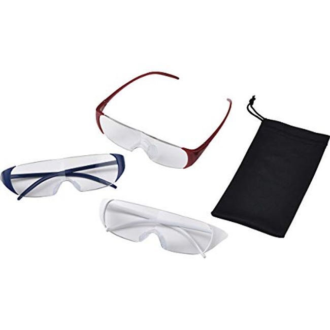 Em.Sh. Japan ST103 Glasses-Type Loupe White