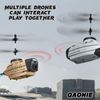 QAONIE Drone with 720p Camera, 3 Speed Mode Drone, 2 Batteries, Active Obstacle Avoidance, One Key Take Off/Landing.