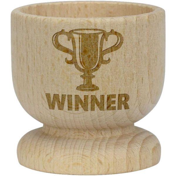 'Winner Celebration' Wooden Egg Cup (EC00027407)