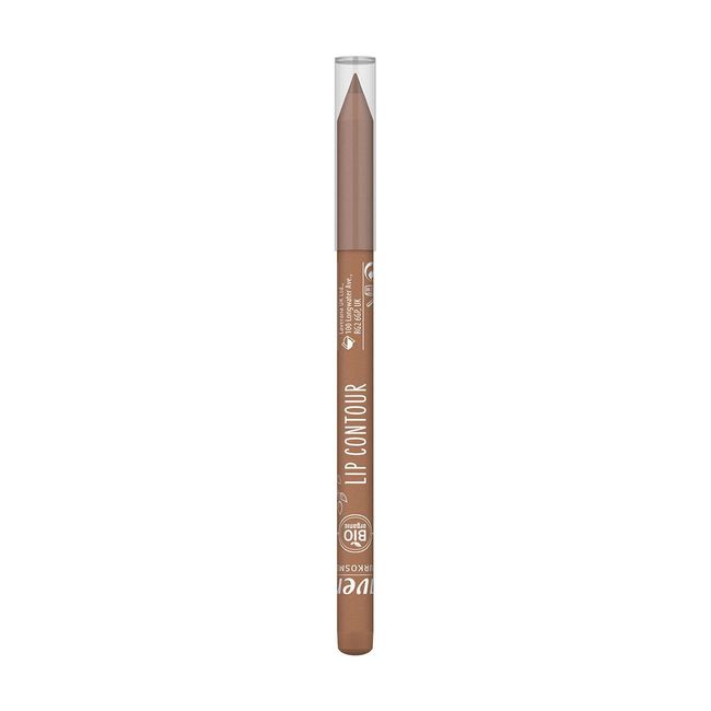 lavera Lip Contour - Nude Brown 02 - velvety matte finish - creamy texture - Organic coconut oil & organic shea butter - VEGAN