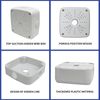 Plastic Junction Box,Rainproof Dustproof, Junction Box, Universal Electrical Enclosure, Outdoor and Indoor Usage Project Box Security Camera Bracket (115 * 115 * 50mm-3Pack)