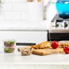 Comfy Package [200 Sets - 2 oz.] Plastic Disposable Portion Cups with Lids, Souffle Cups, Jello Cups