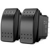 Heavy-Duty 3-Way Toggle Rocker Switch - Ideal for RVs, 12-24V Applications