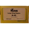 King Metal Cable Staples, 100 Pack, 2 1/4" X 1 3/16"