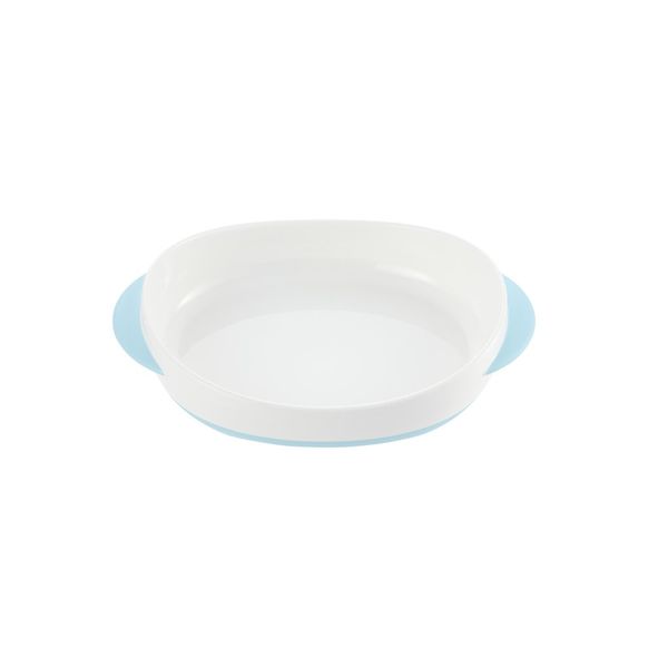 Richell Tri Mogumogu Period Plate from around 7 months
