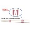 SIMTO Chopsticks Easy to Use Chopsticks White Light Pink