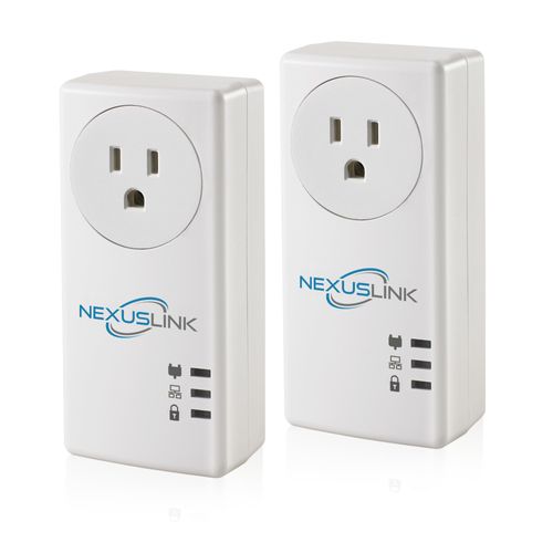 NexusLink G.hn Powerline Ethernet Adapter | 1200 Mbps | Gigabit Port, Power Saving, Home Network Expander with Stable Ethernet Connection for Online Gaming, Video Streaming | 2-Unit Kit (GPL-1200-KIT)