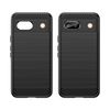 Aikcks for Google Pixel 8A Phone case, Shockproof, Scratch Resistant Carbon Fiber Jacket, Soft TPU,for Pixel 8A case (Black)