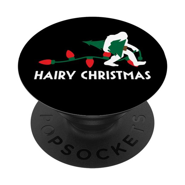 Bigfoot Hairy Christmas Black