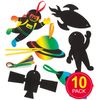 Baker Ross AR677 Solar System Scratch Art Decorations (Pack of 10)