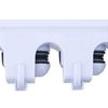 Superior 5 Slot Mop and Broom Organizer (White)