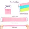 TENQUAN 3 Pieces Exfoliating Net African Sponges Bath Sponge Exfoliating Body Scrubber Shower Scrubber Skin Smoother for Men & Women Clean and Clear Exfoliating Daily Wash (Pink Green Yellow)
