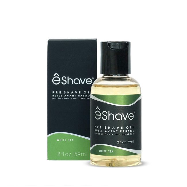 êShave Pre Shave Oil, White Tea, 2 Fl Oz