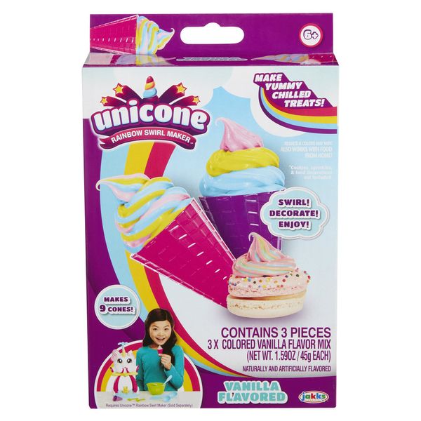 Unicone Rainbow Swirl Maker Refill Pack