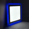 18w Square Recessed LED Ceiling Panel Light Dual Colour Cool White/Blue