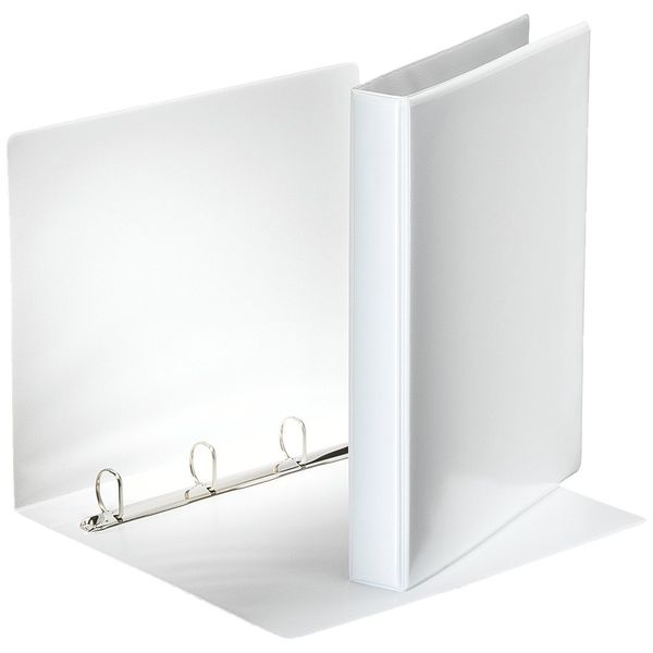Esselte Essentials Presentation Binder, PP, 2.5 cm Ring Diameter, 49702 - A4, White