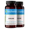 Choline 350 mg – 200 Capsules by BIOHERBA | Nutrient for Lipid Metabolism and Cellular Function