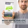 SweatBlock Clinical Strength DRIBOOST Antiperspirant Wipes - Treat Hyperhidrosis & Excessive Sweating for Men, Women, and Teens - 7 Days of Protection Per Wipe - Dermatologist Tested, Unscented,10 ct.